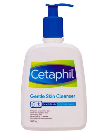 Sabun wajah bagus untuk kulit berjerawat - Cetaphil Gentle Skin Cleanser