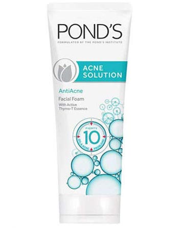 Sabun wajah bagus untuk kulit berjerawat - Pond’s Acne Solution Anti-Acne Facial Foam