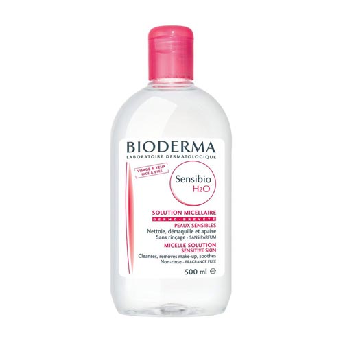Cleanser untuk kulit sensitif dan berjerawat - Bioderma Sensibio H2O Micellar Water