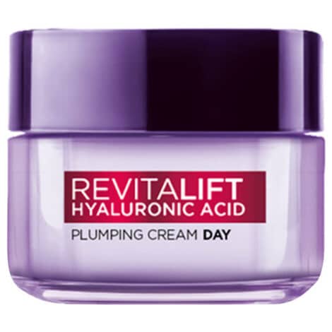 Merek pelembap wajah bagus - L’Oreal Paris Revitalift Hyaluronic Acid Plumping Day Cream
