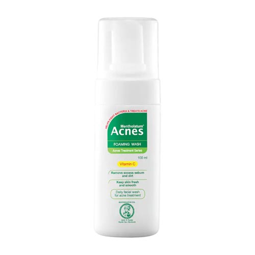 Sabun muka untuk kulit sensitif dan berjerawat - Acnes Foaming Wash