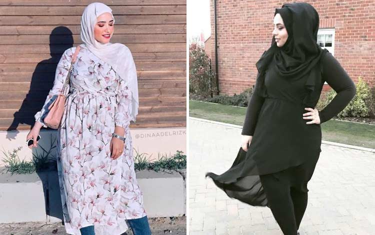 20+ Koleski Terbaru Style Kondangan Hijab Wanita Gemuk