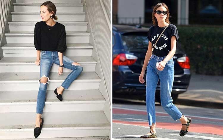 Fashion style kekinian anak muda dengan celana jeans