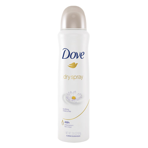 Merek deodorant yang bagus - Dove Dry Spray Antiperspirant Deodorant Soothing Chamomile