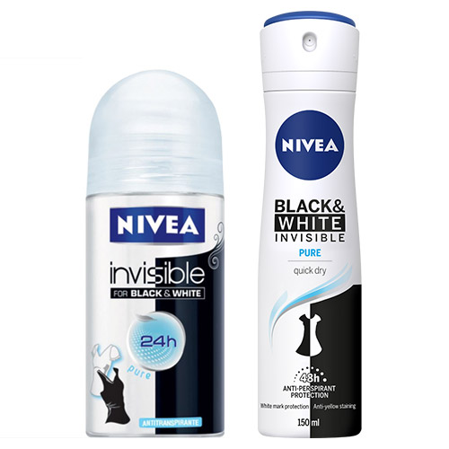 Merek deodorant yang bagus - Nivea Deodorant Invisible for Black & White