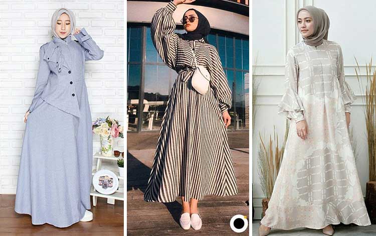 Model Gamis Casual Modern