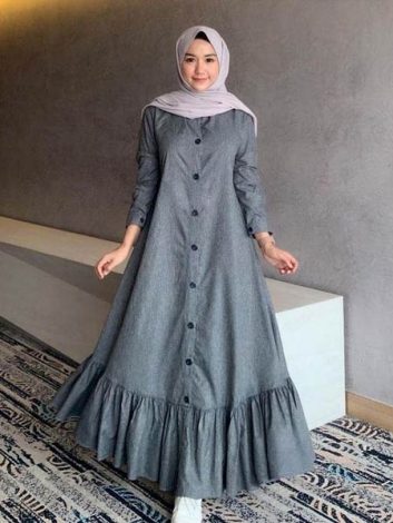 40 Model Baju Gamis Modern dan Kekinian (Update 2022) - Hai Gadis