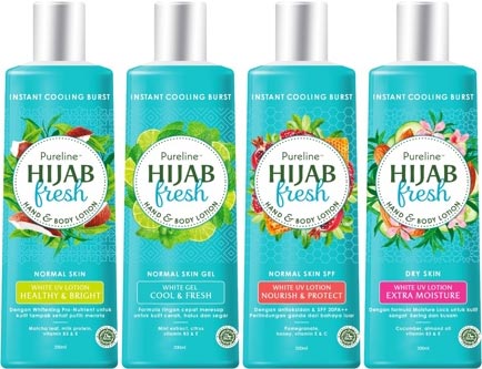 Body lotion untuk memutihkan kulit - Pureline Hijab Fresh Hand and Body Lotion