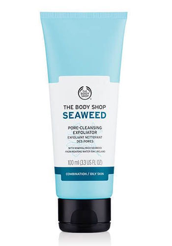 Merek Facial Scrub Terbaik - The Body Shop Seaweed Pore Cleansing Exfoliator