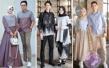 20 Inspirasi Baju Couple Muslim Yang Serasi Abis. Bisa Untuk Lebaran Juga Lho!