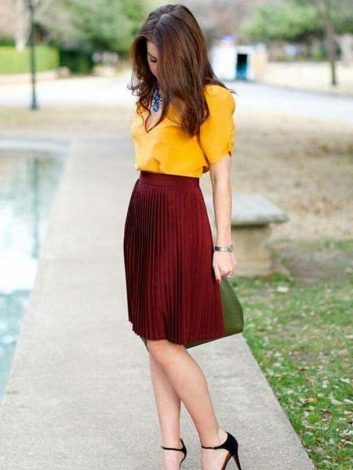 Inspirasi OOTD Rok Plisket Agar Terlihat Modis dan Kekinian - Hai Gadis