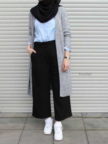 25 OOTD Outer Hijab Kekinian agar Kamu Tampil Trendi - Hai Gadis