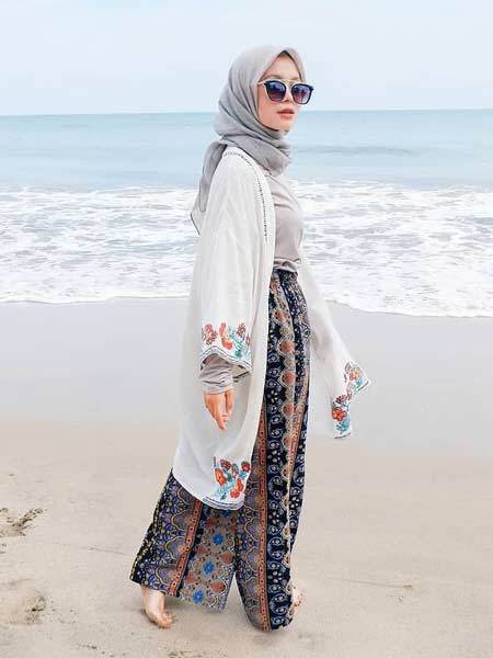 Outer hijab kimono
