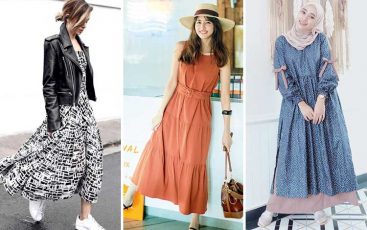22 Inspirasi Outfit Long Dress Agar Tampil Feminin dan Trendi