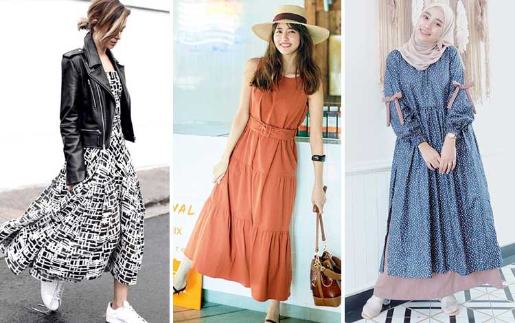 22 Inspirasi Outfit Long Dress Agar Tampil Feminin Dan Trendi Hai Gadis 22 Inspirasi Outfit Long Dress Agar Tampil Feminin Dan Trendi Hai Gadis