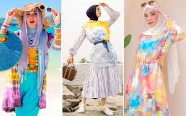 24 Style Tie Dye Hijab Kekinian yang Bisa Kamu Coba