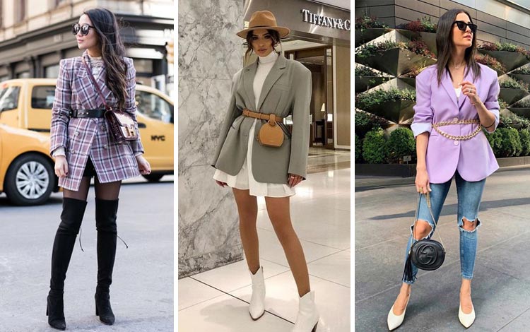 18 Inspirasi OOTD Blazer dan Ikat Pinggang - Hai Gadis