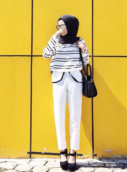 Outfit Hijab Kekinian