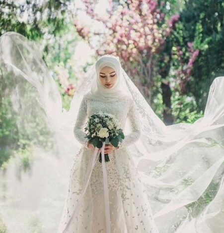 Gaun pengantin hijab