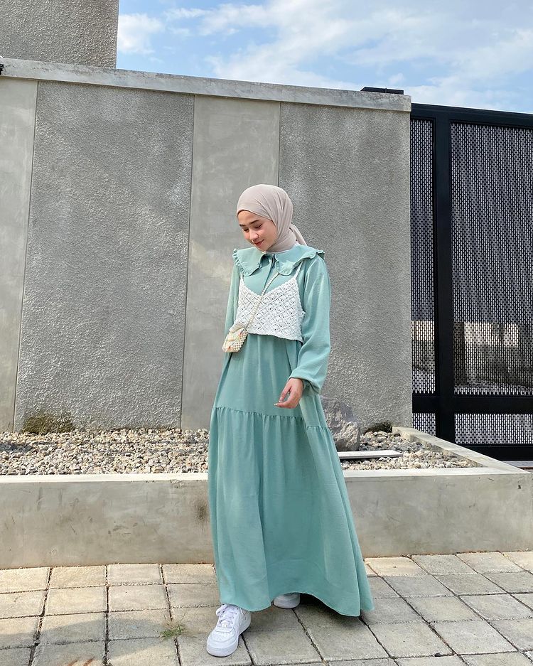 mix and match hijab kekinian