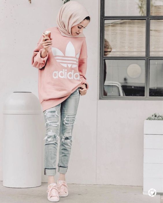 street style hijab terbaru