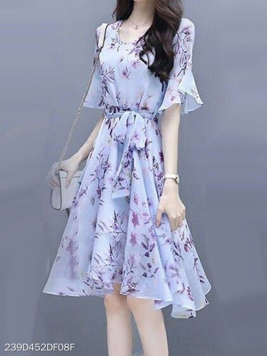 ootd floral dress trendy