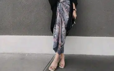 Cara Memakai Rok Lilit