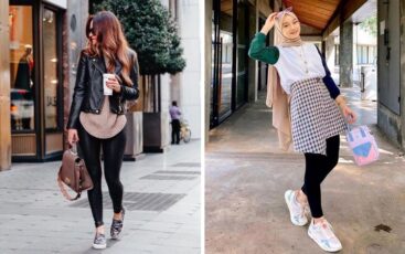 20 Inspirasi Outfit Legging Hijab dan Non Hijab
